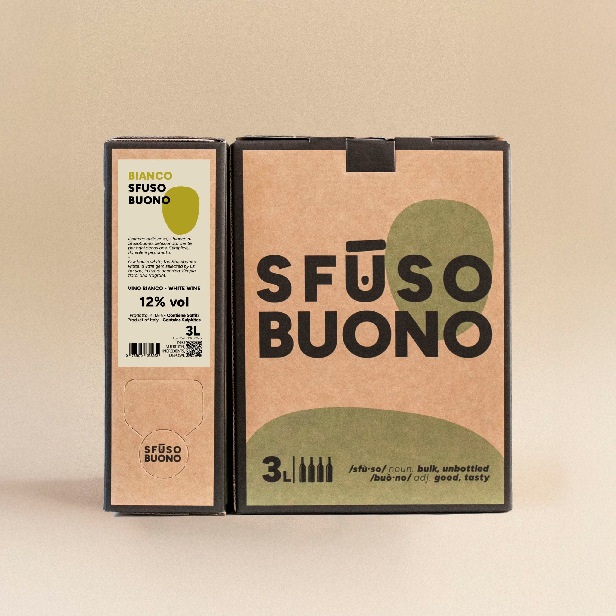 Bianco 3L White Wine - Sfusobuono