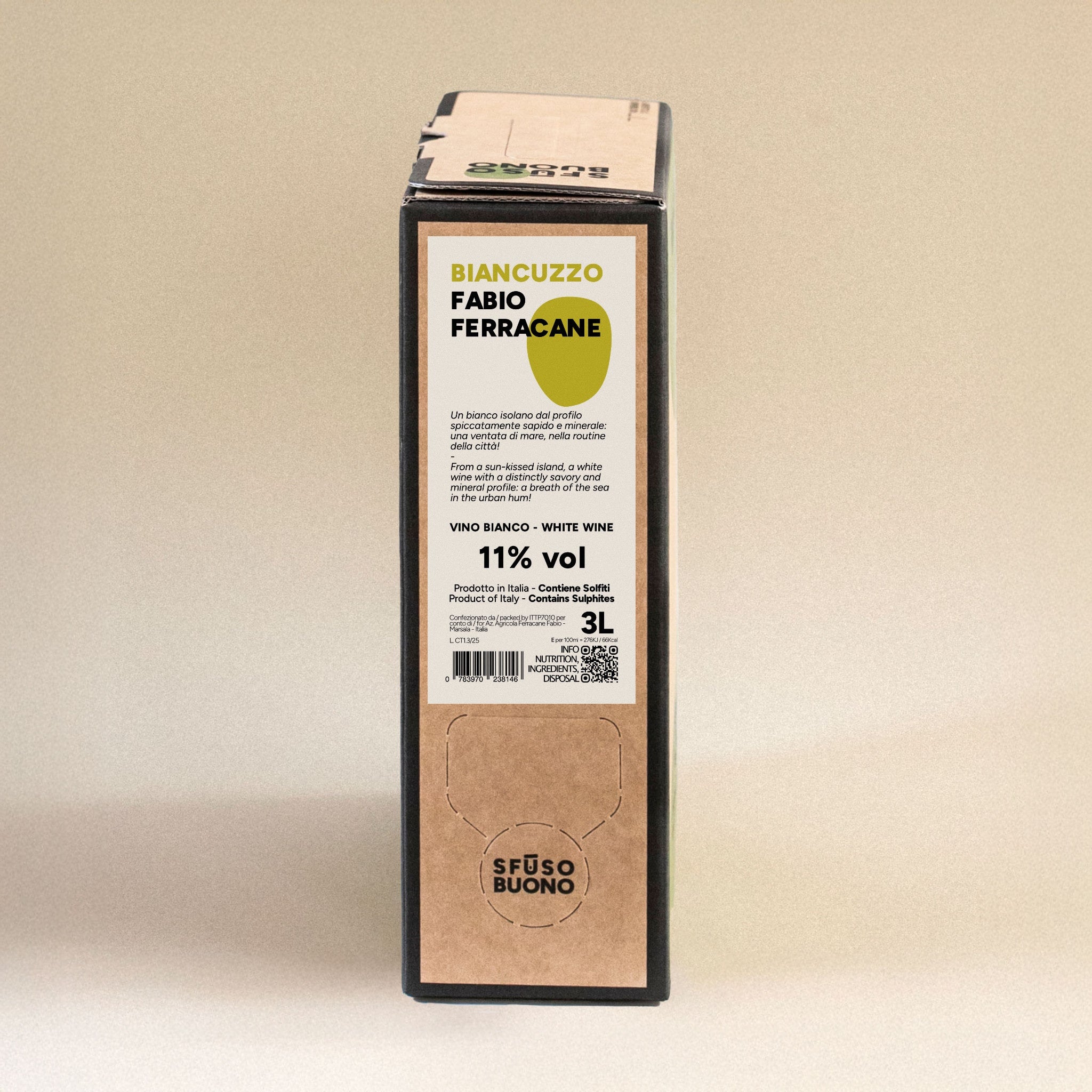 Biancuzzo White Wine 3L - Fabio Ferracane