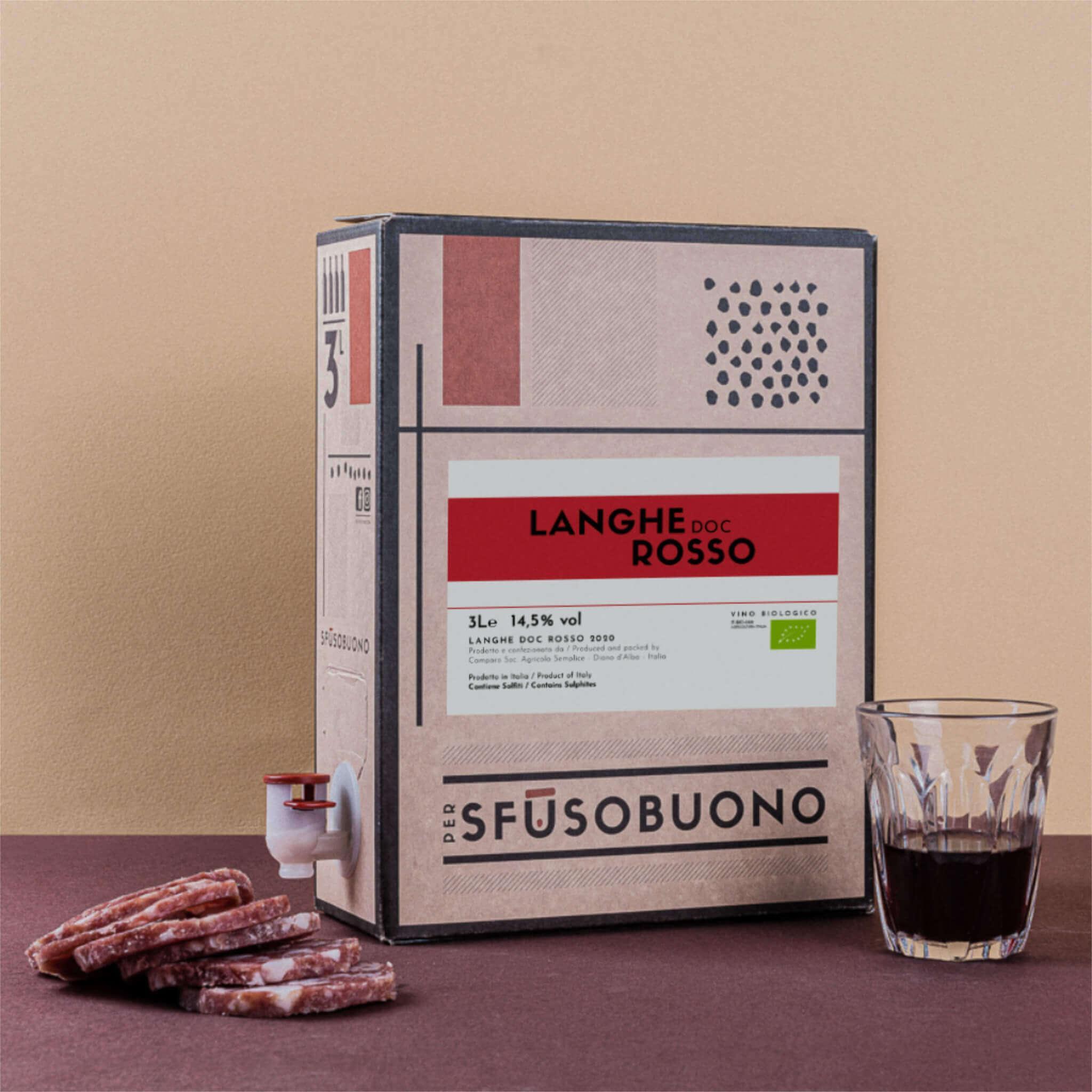 Langhe DOC Rosso Piemonte Bio 3L - Sfusobuono - Sfusobuono