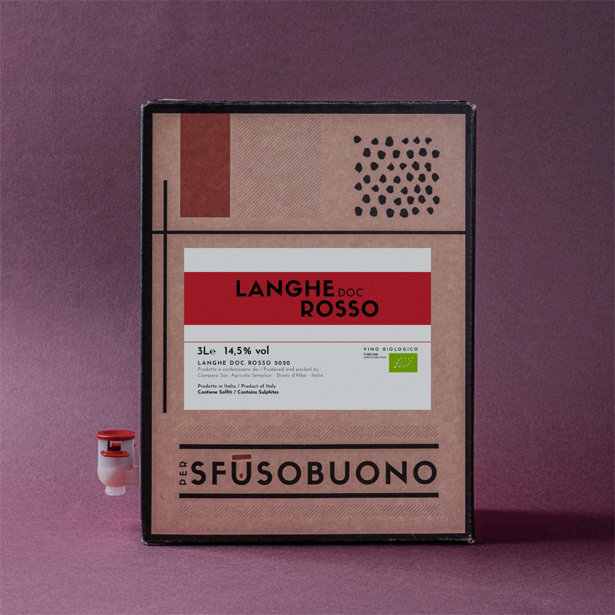 Langhe DOC Rosso Piemonte Bio 3L - Sfusobuono - Sfusobuono