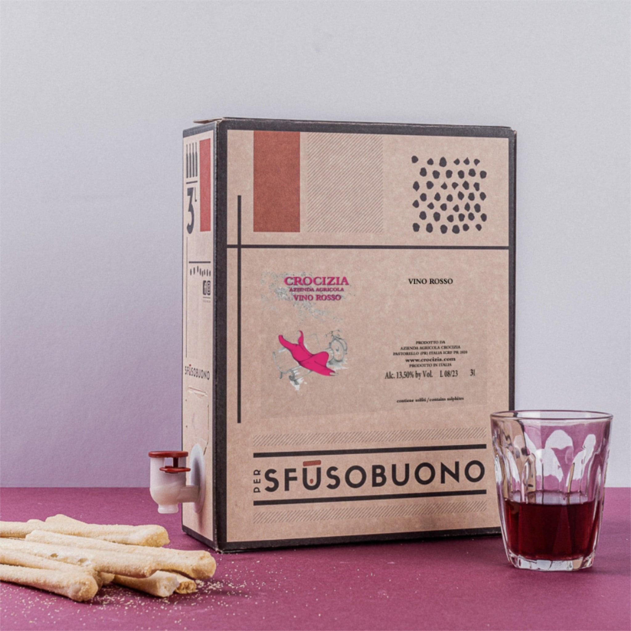 Vino Rosso Emilia-Romagna 3L - Crocizia - Sfusobuono