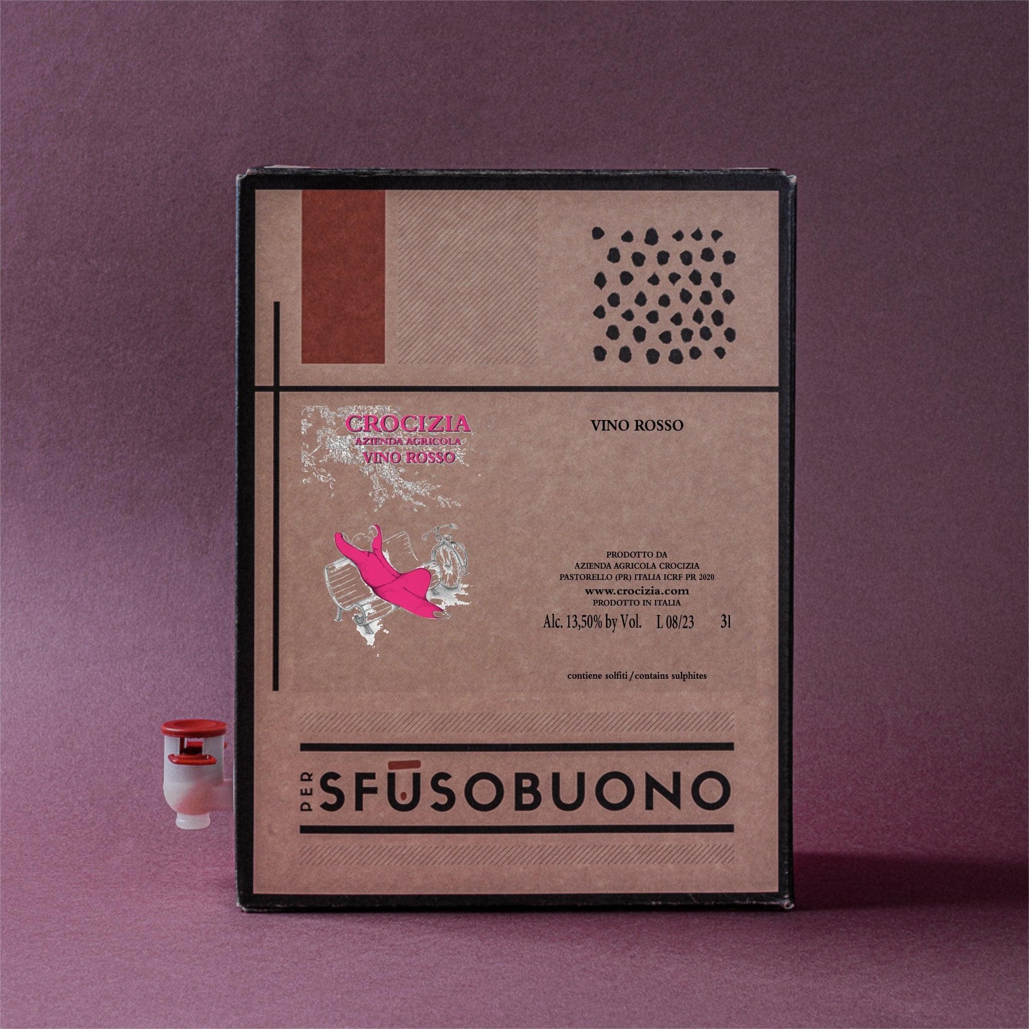 Vino Rosso Emilia-Romagna 3L - Crocizia - Sfusobuono