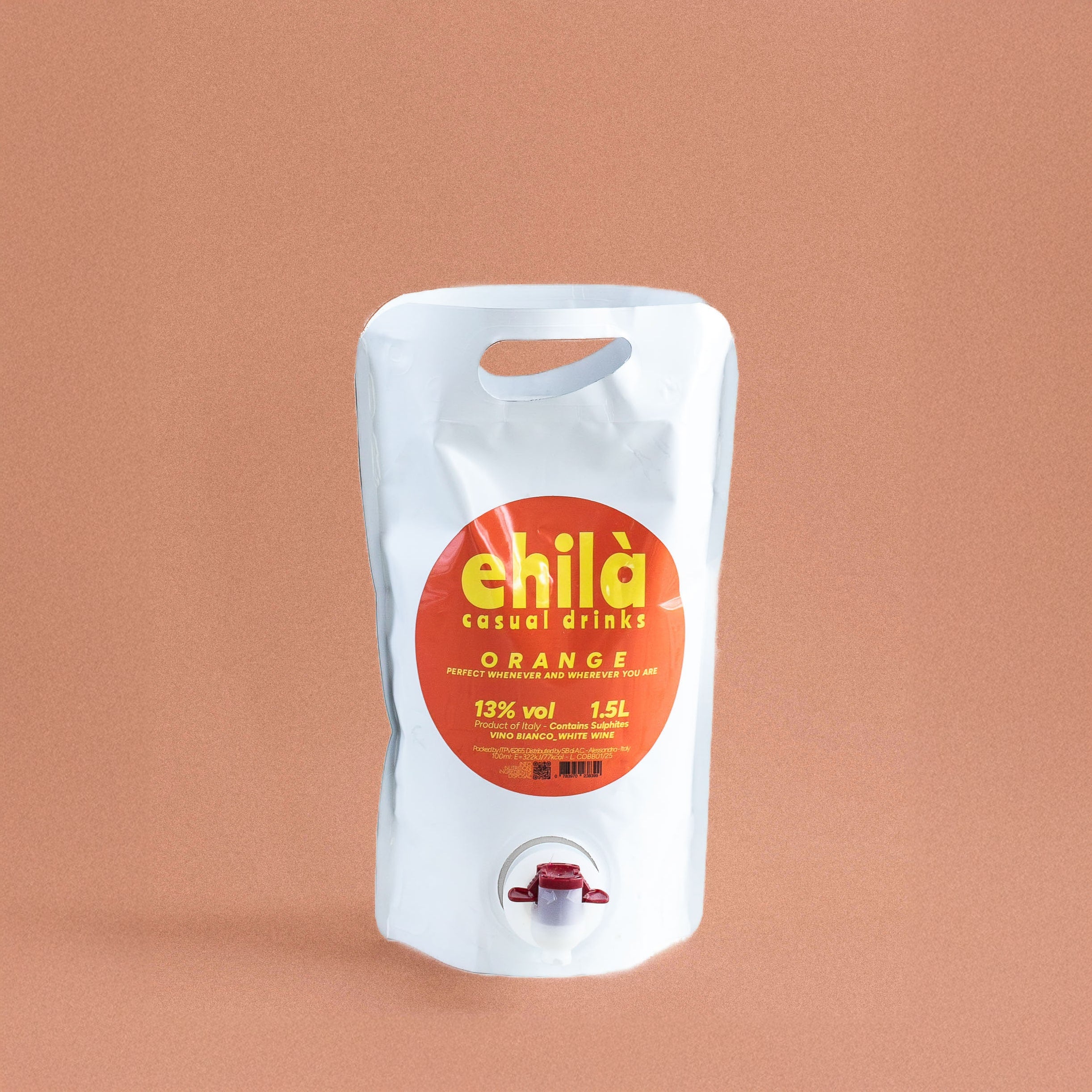EHILÀ ORANGE – Weißwein im Pouch 1,5 L