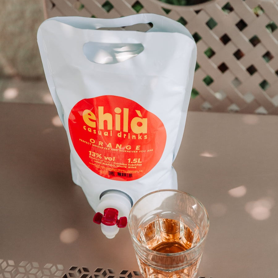 EHILÀ ORANGE – Weißwein im Pouch 1,5 L