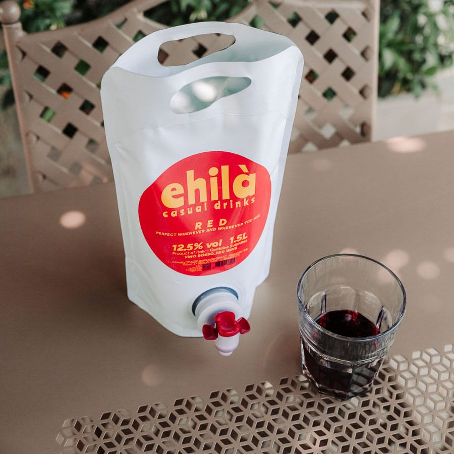 EHILÀ RED - Rotwein im Pouch 1,5 L