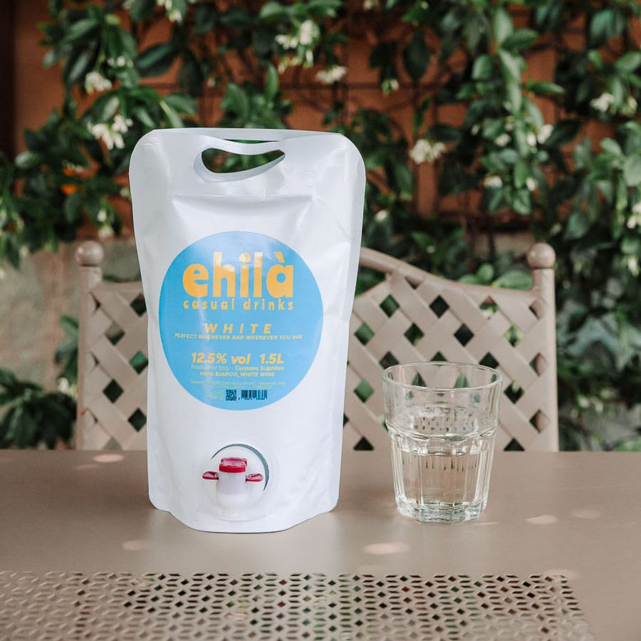EHILÀ WHITE – Weißwein im Pouch 1,5L
