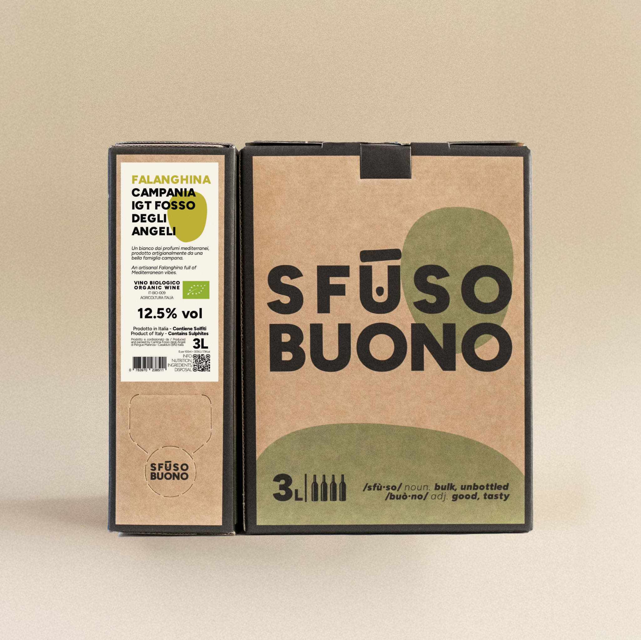 Falanghina Campania IGT Organic 3L - Fosso degli angeli
