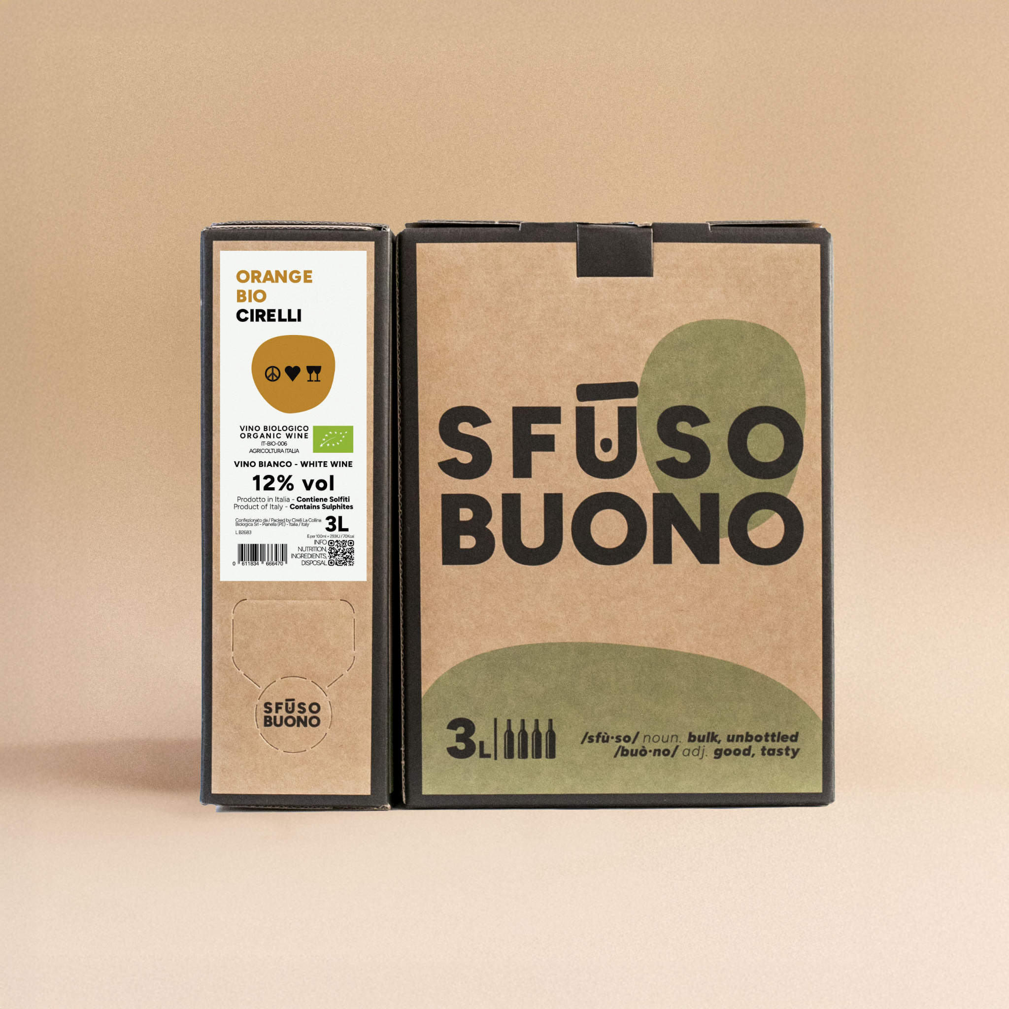 Vino Orange Bio 3L - Cirelli