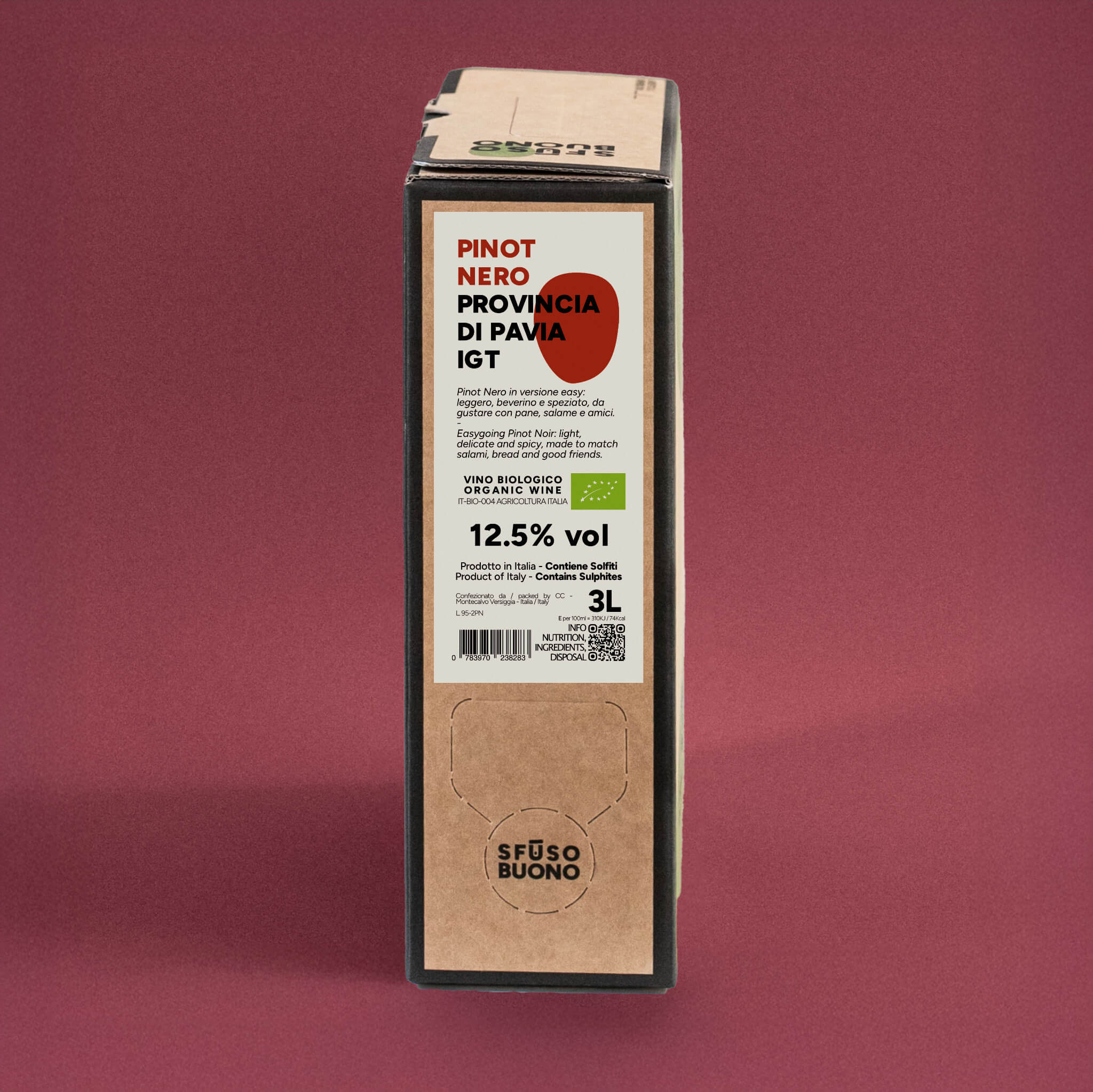 Pinot Noir Organic 3L - Sfusobuono