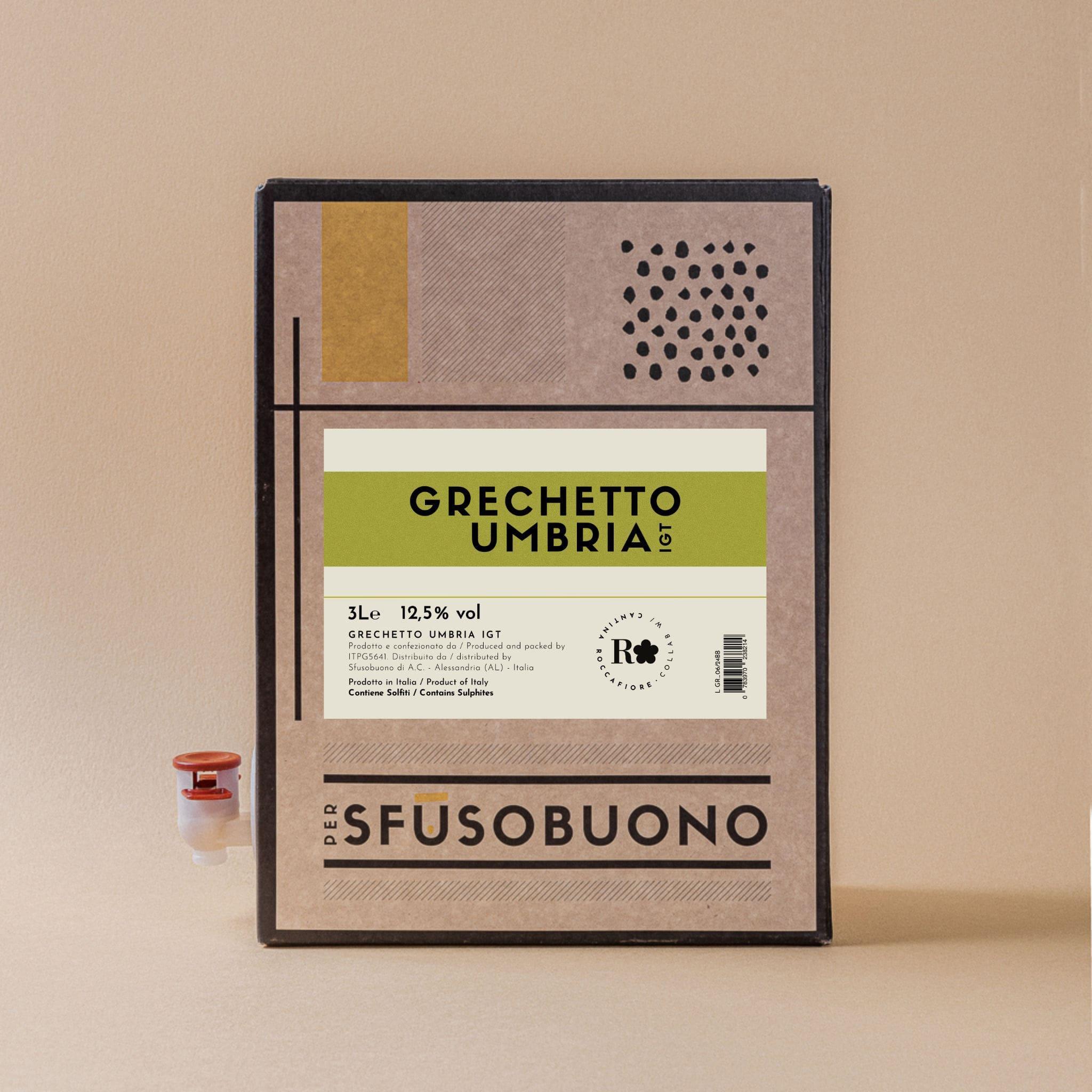 Grechetto Umbria IGT 3L - Roccafiore - Bag in Box - Sfusobuono
