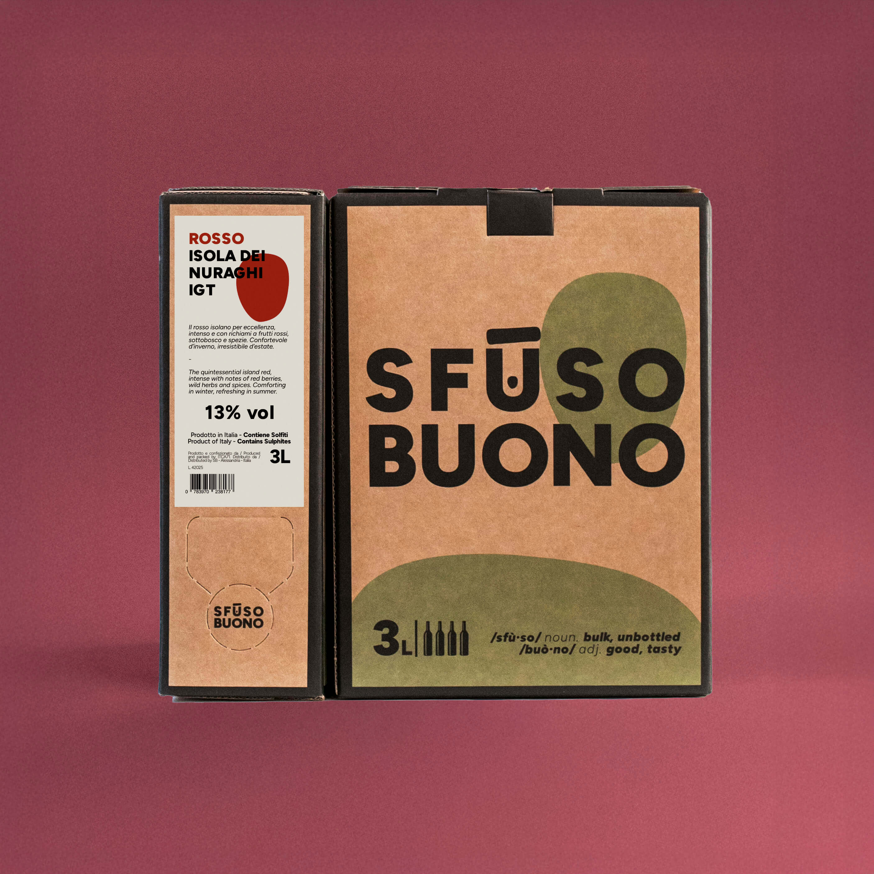 Rosso Isola dei Nuraghi IGT 3L - Sfusobuono