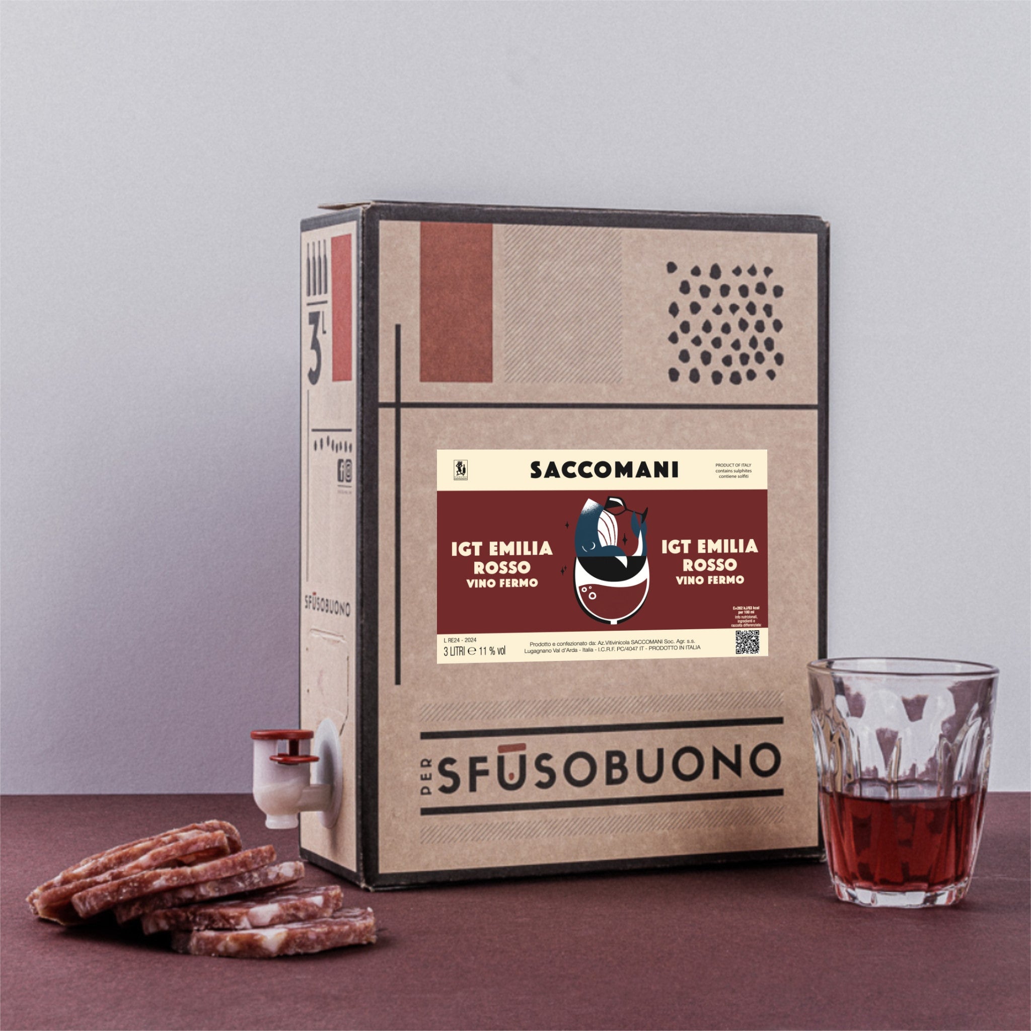 Red Emilia IGT 3L - Saccomani