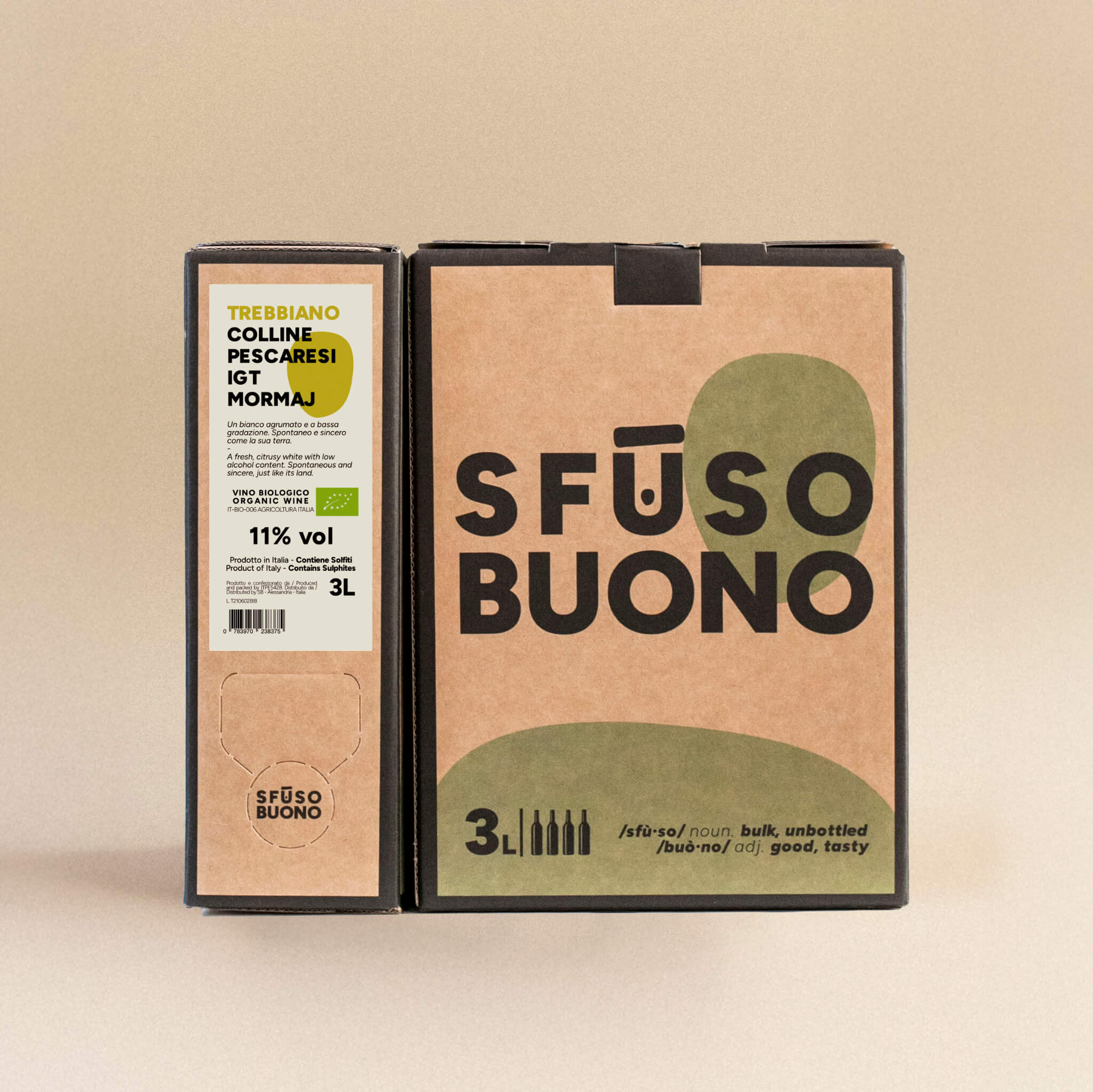 Trebbiano Colline Pescaresi IGT Organic 3L - MorMaj