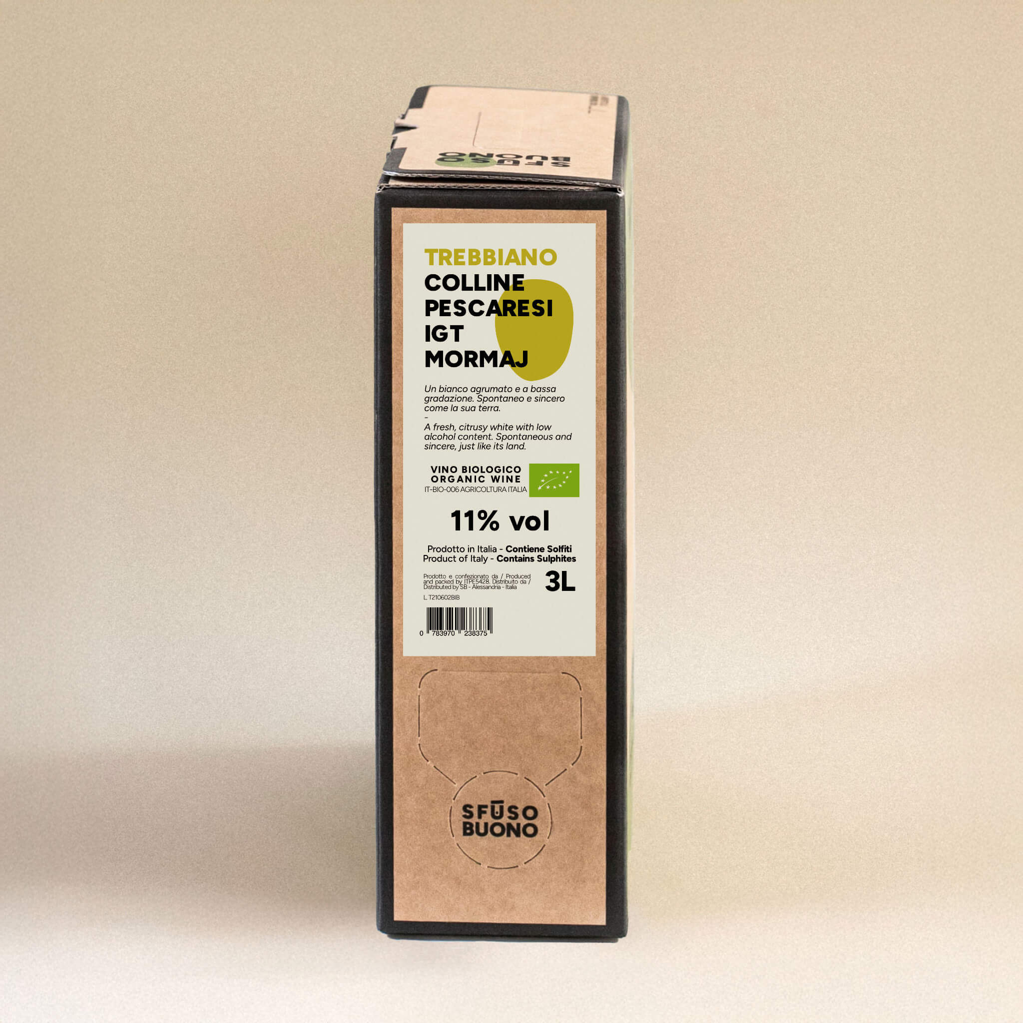 Trebbiano Colline Pescaresi IGT Organic 3L - MorMaj