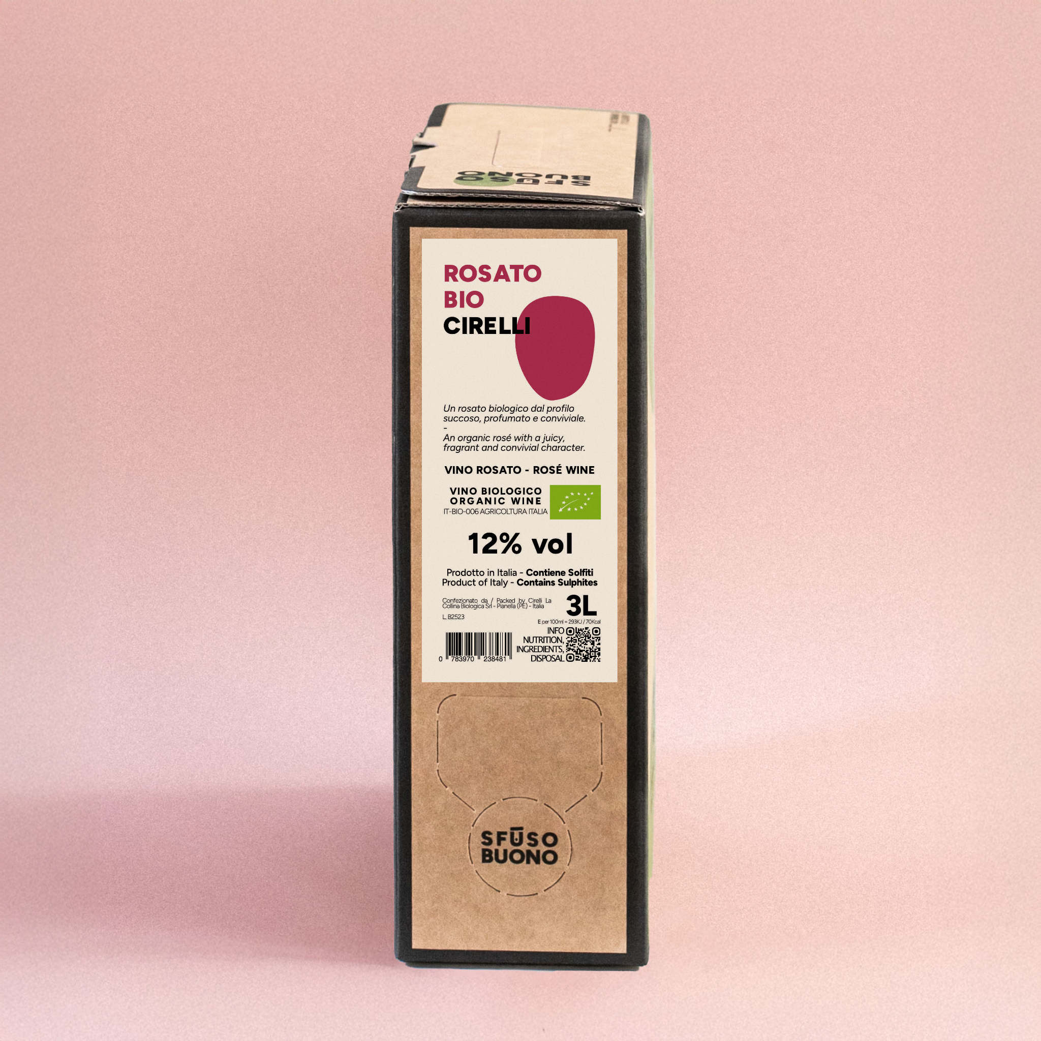 Rosé Wine Organic 3L - Cirelli