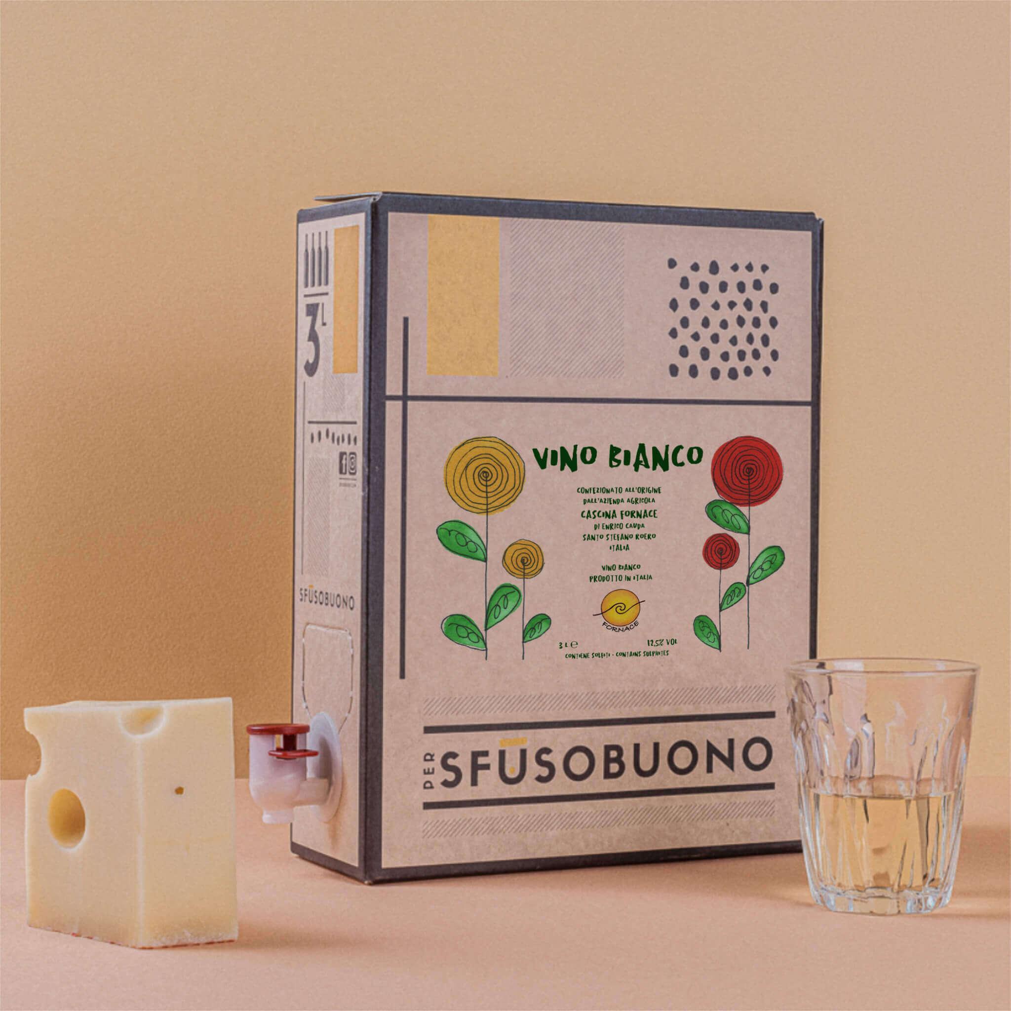 Vino Bianco Piemonte 3L - Cascina Fornace - Sfusobuono