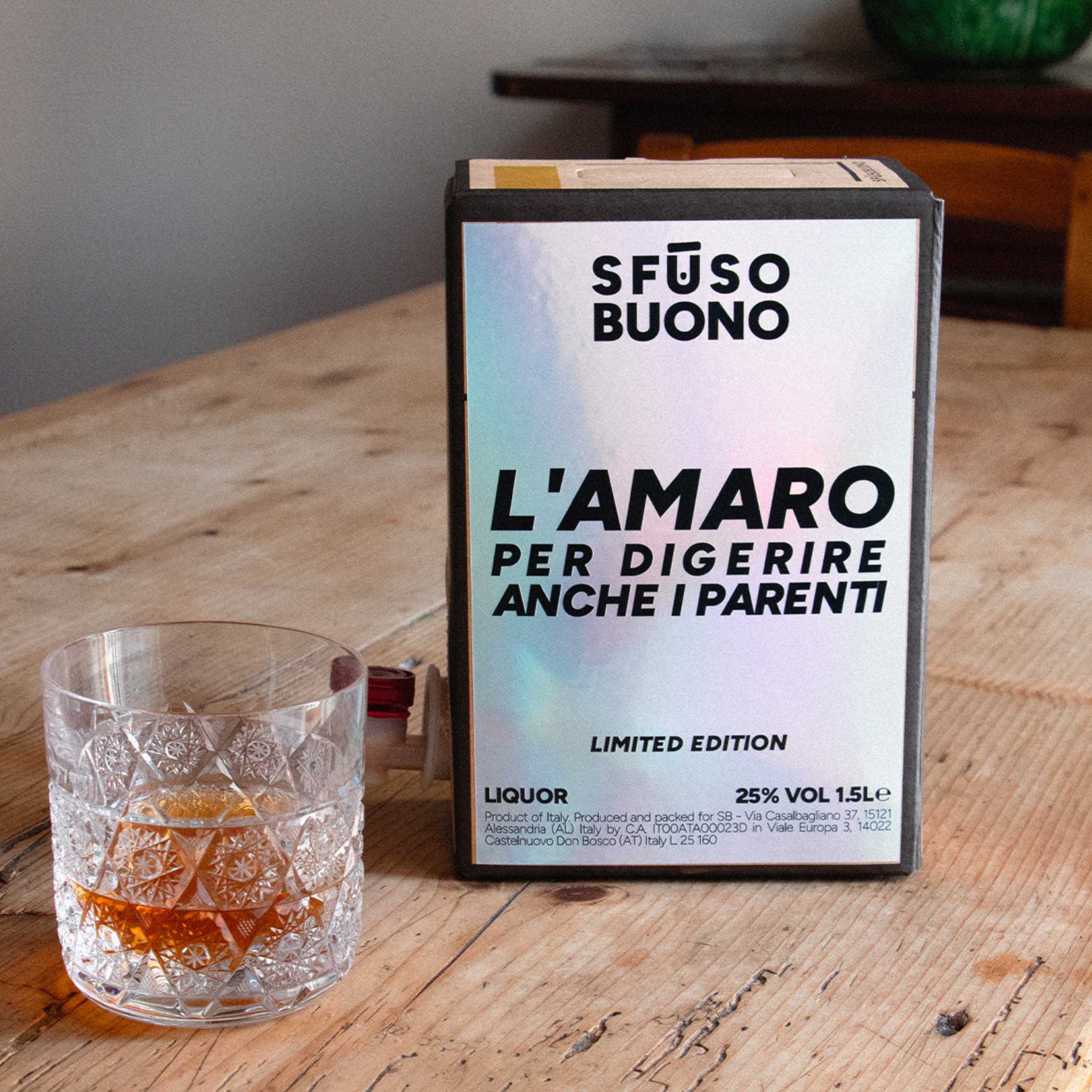 The Amaro to digest even your relatives” – Christmas Limited Edition 1.5L