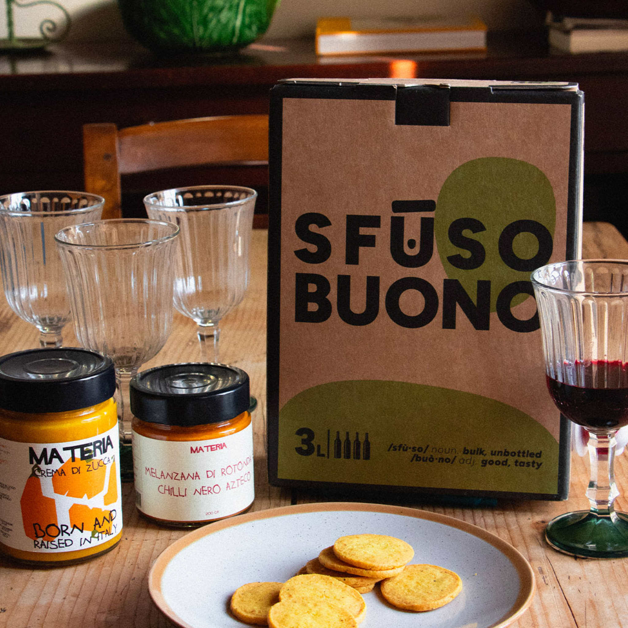 Box Aperitivo Sfusobuono #3 with Langhe Rosso DOC