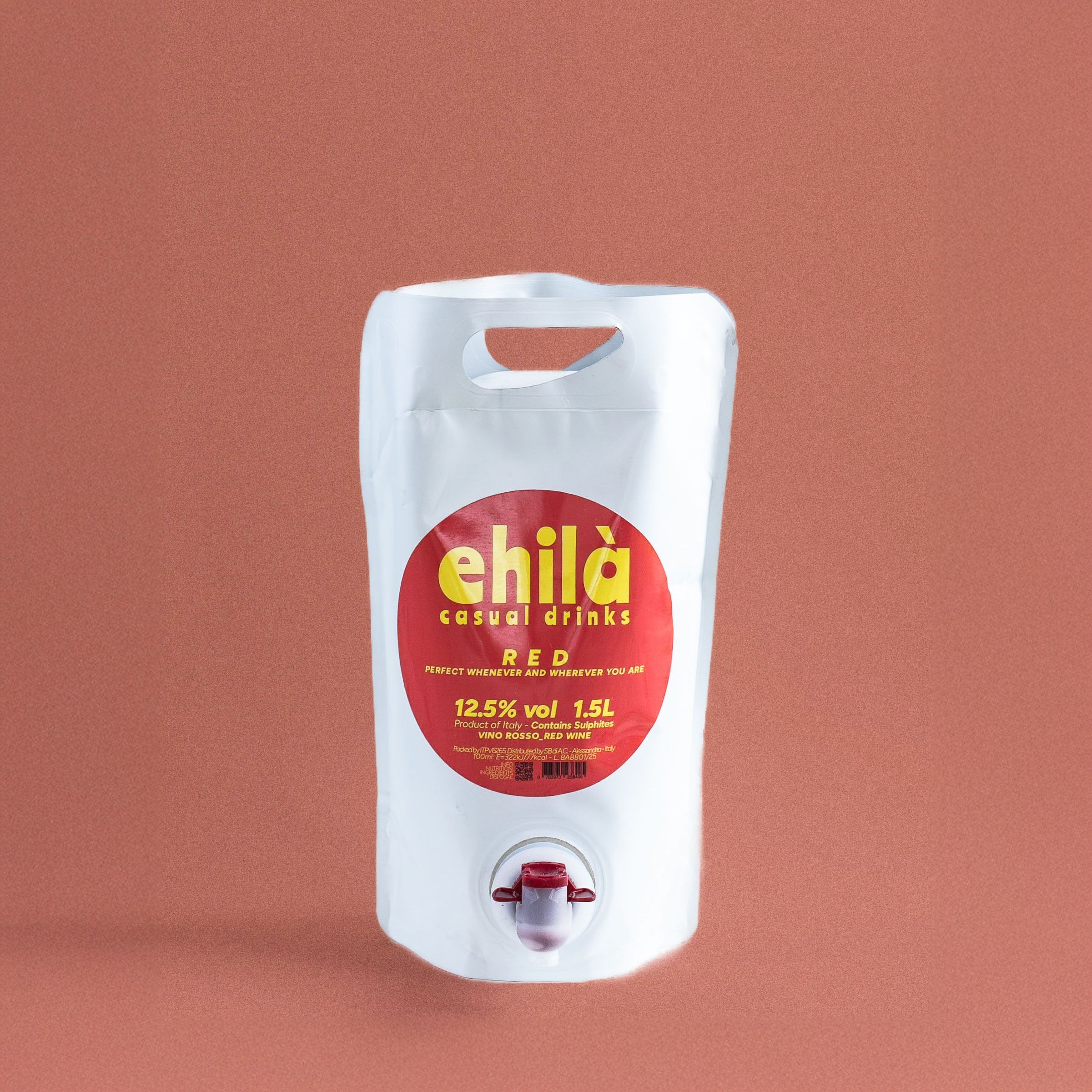 EHILÀ RED - Rotwein im Pouch 1,5 L