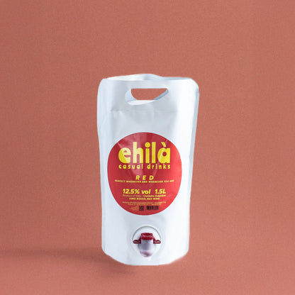 EHILÀ RED - Pouch Vino Rosso 1.5L