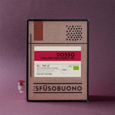 Rosso Colline Pescaresi IGT Abruzzo Bio 3L - MorMaj - Vino Naturale Bag in Box - Sfusobuono