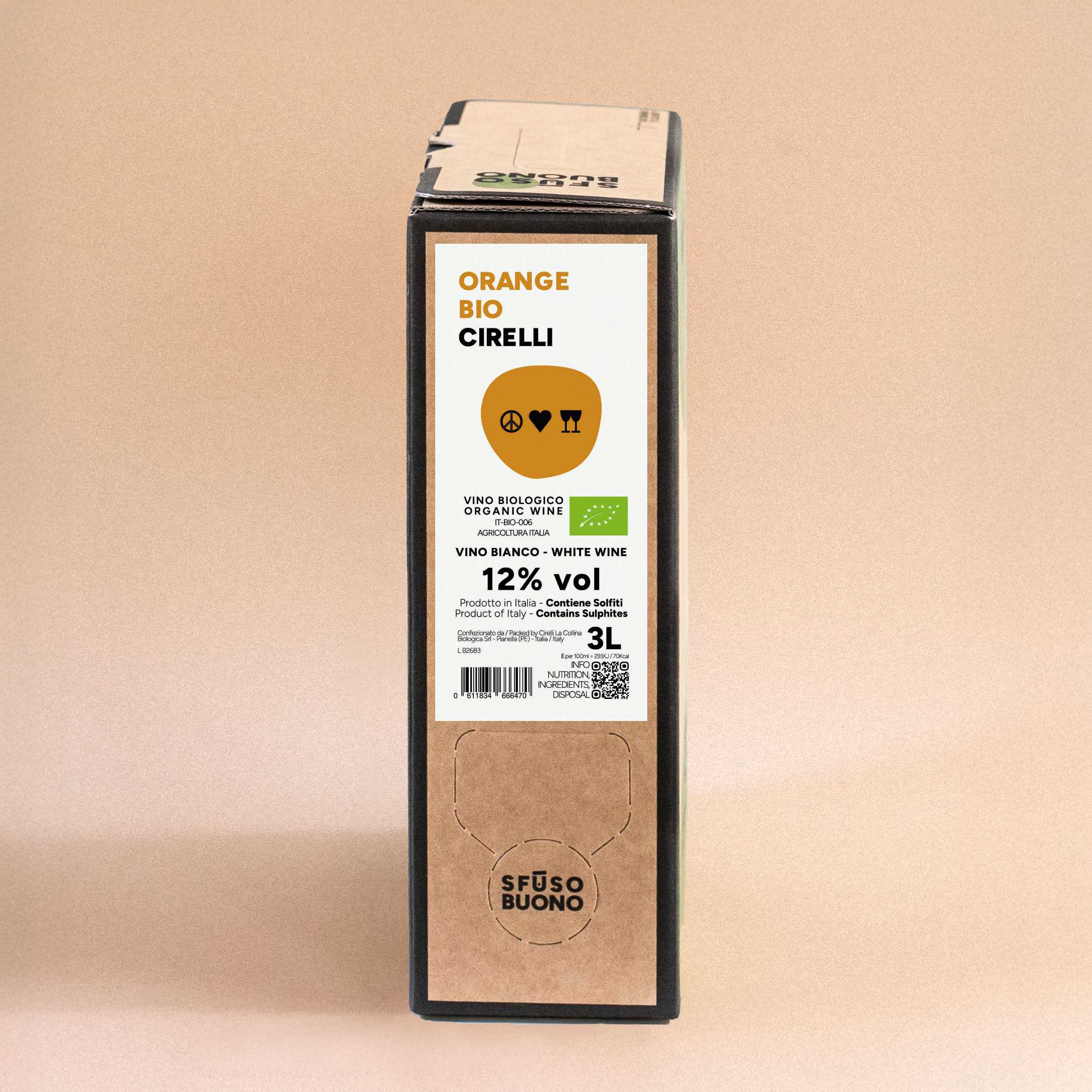 Vino Orange Bio 3L - Cirelli