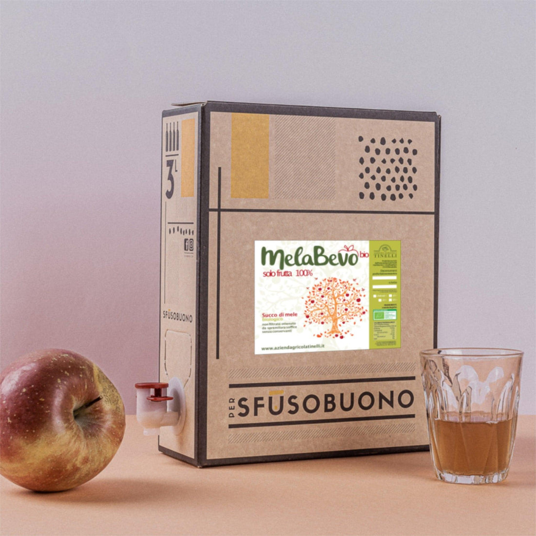 Apple Juice Organic 3L - Az. Agricola Tinelli