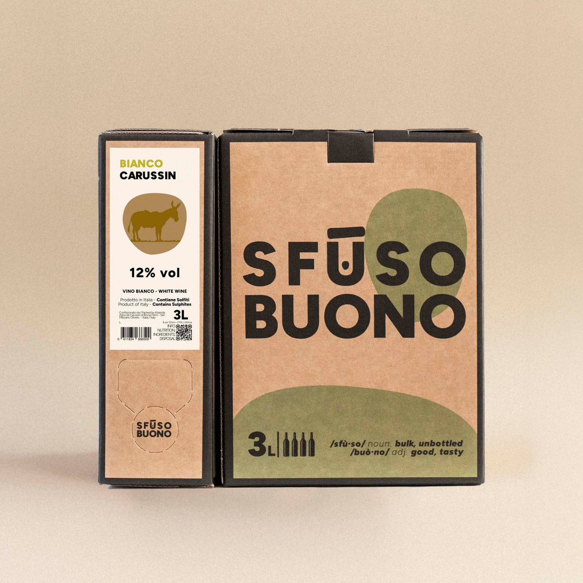 Vino Bianco 3L - Carussin