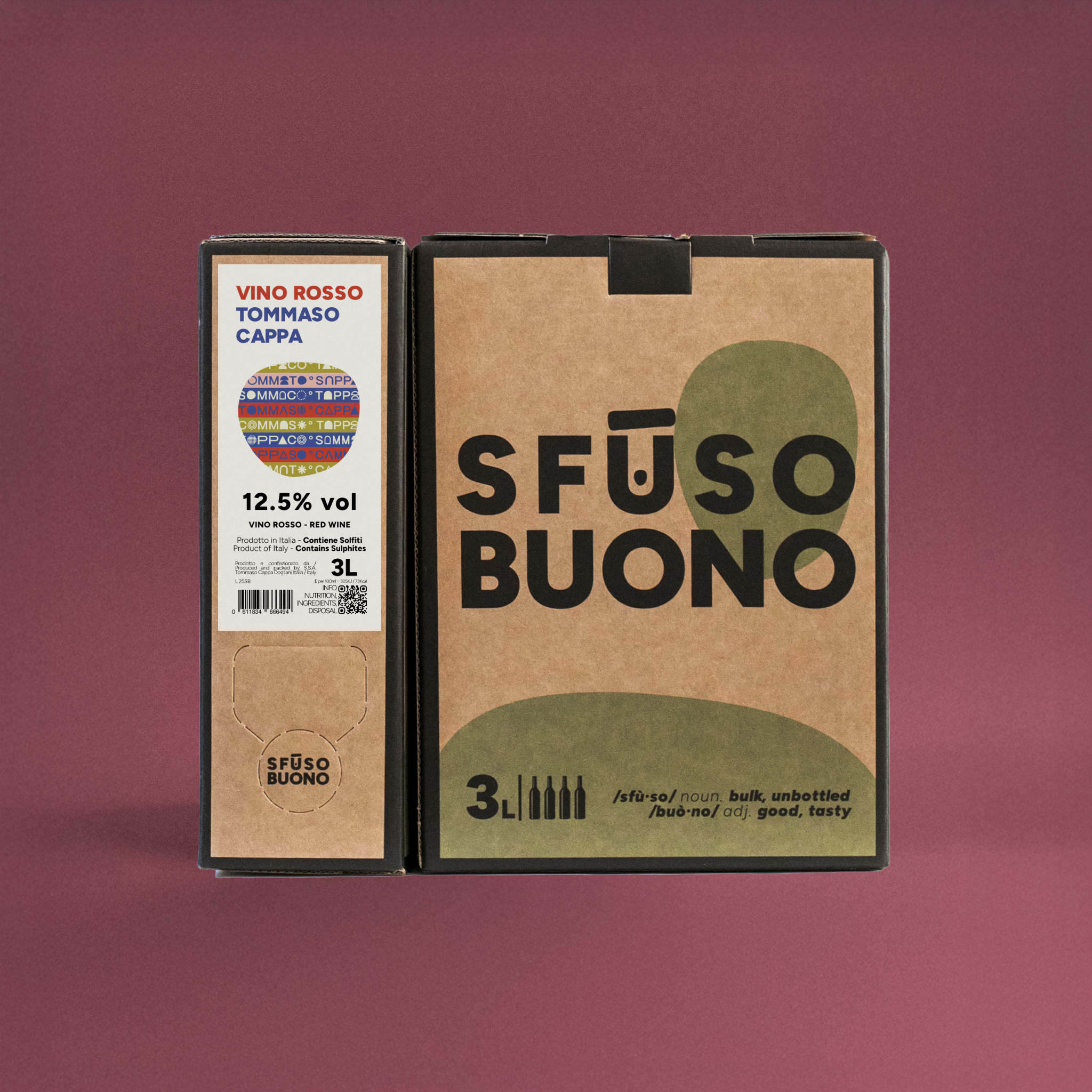 Red Wine 3L - Tommaso Cappa