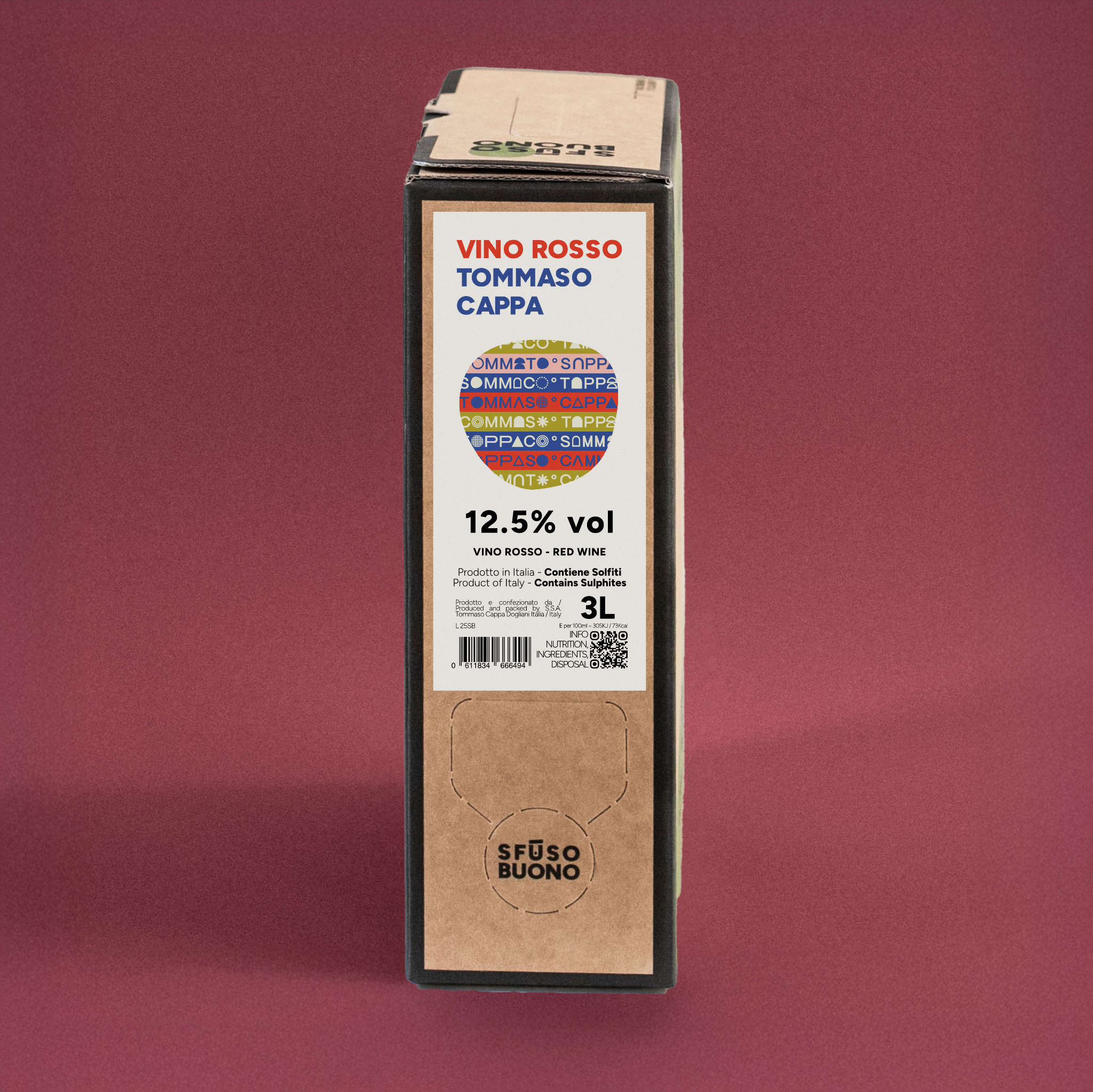 Red Wine 3L - Tommaso Cappa