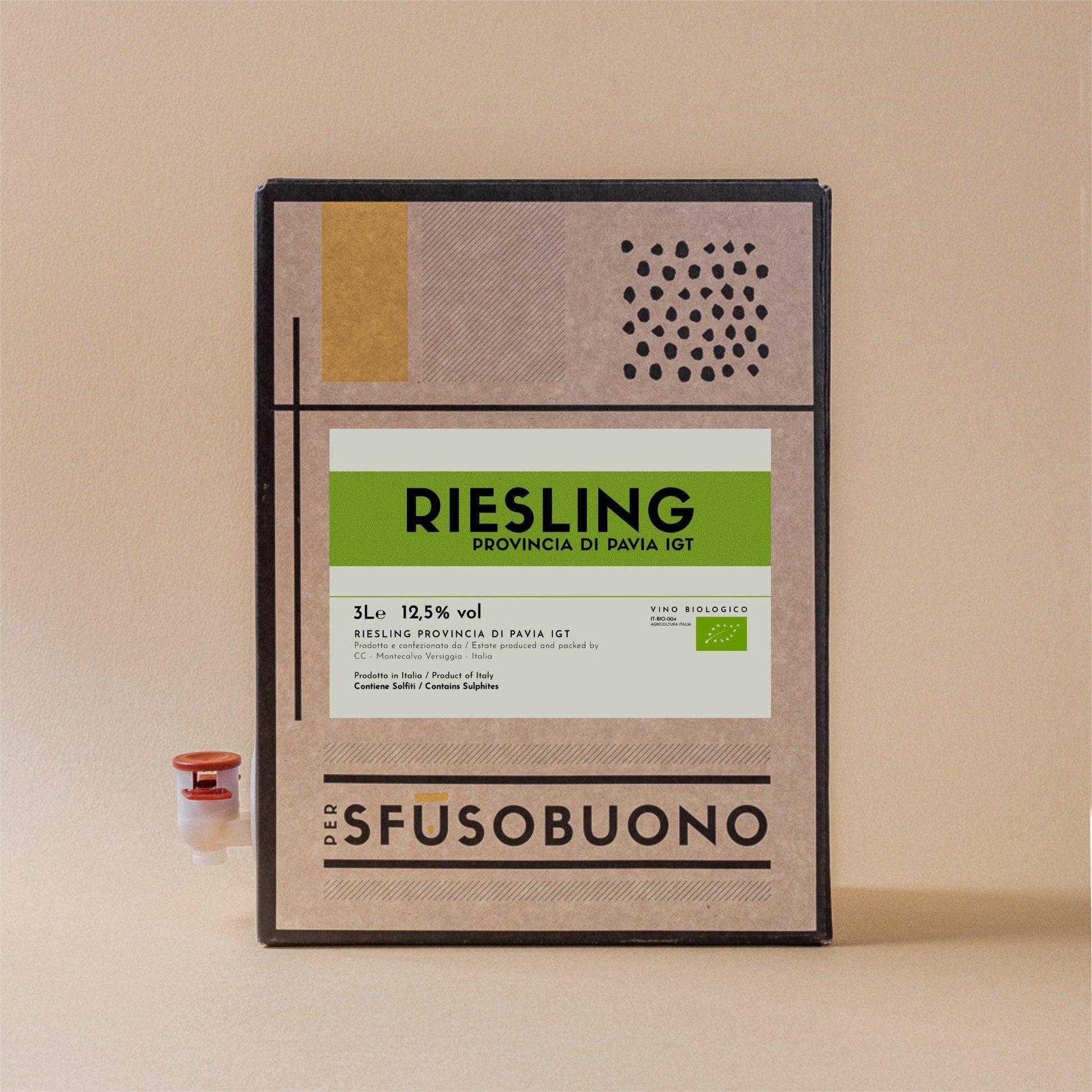 Riesling Bio 3L - Sfusobuono - Bag in Box - Sfusobuono