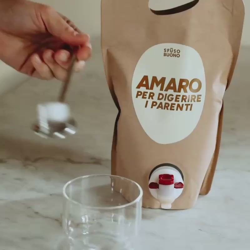Load video: 'Amaro per digerire i parenti' - Artisanal Amaro 1.5L