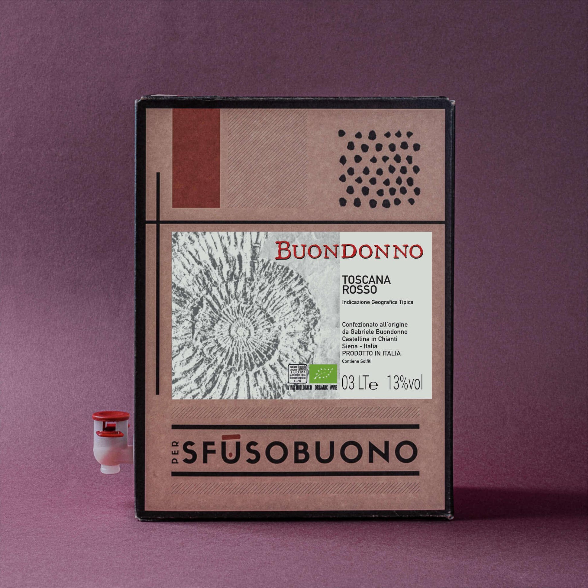 Rosso Toscana IGT Bio 3L - Buondonno - Sfusobuono